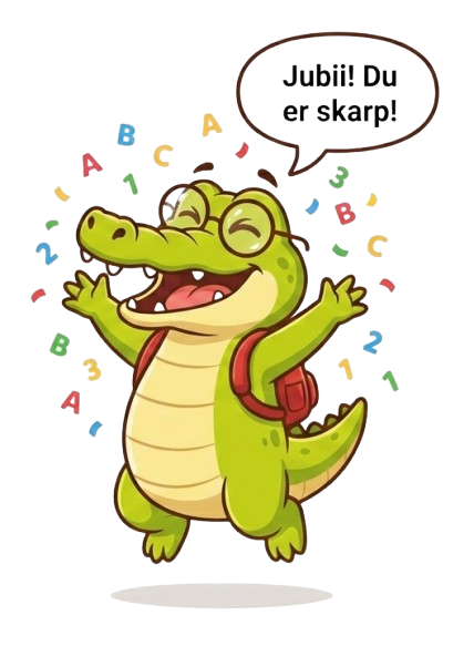 Olly klapper og siger flot